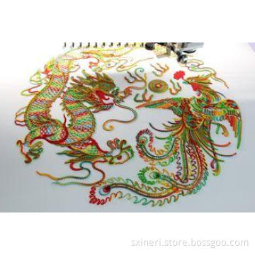 flat bed clothes Single head home embroidery machines with